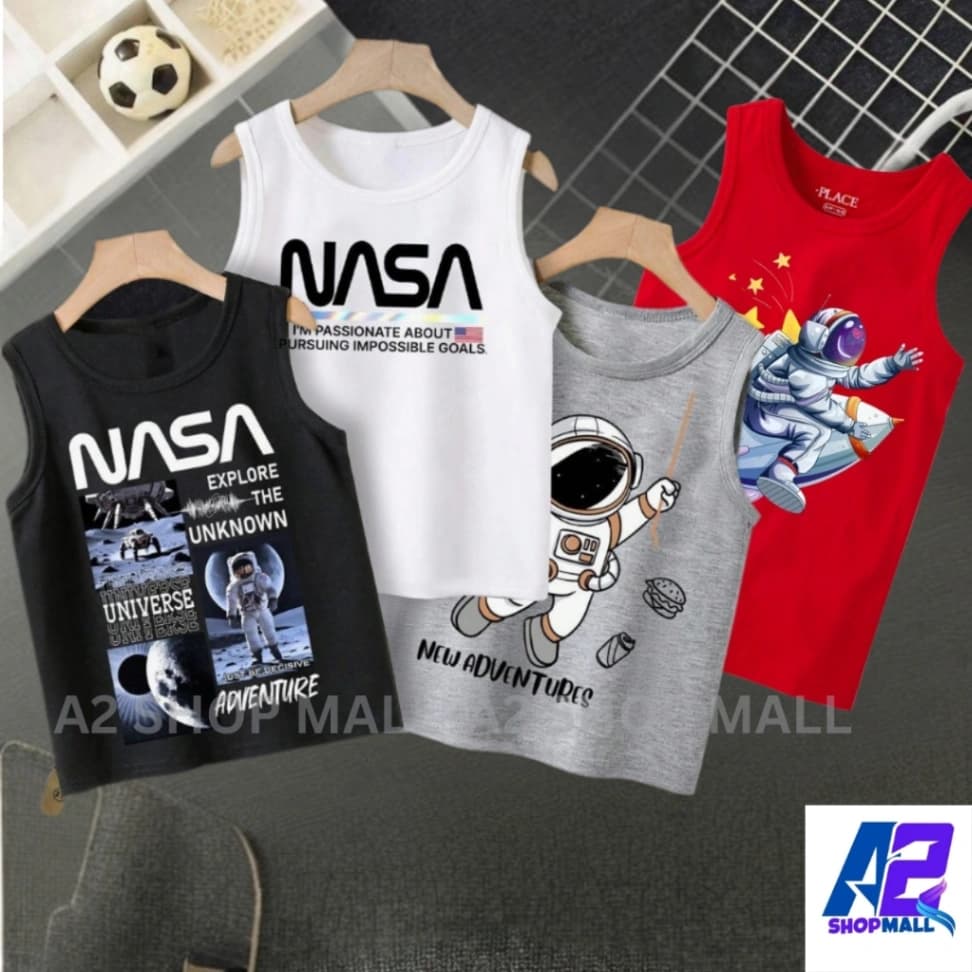 Baby Sleeveless T-shirt 4 Pcs Combo