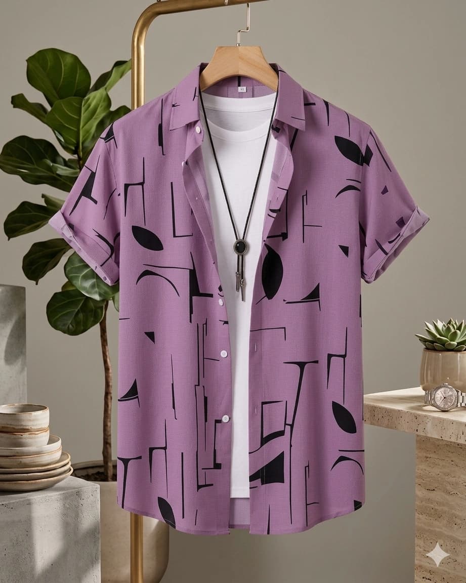 CHINA HALF SHIRT D1-12-P