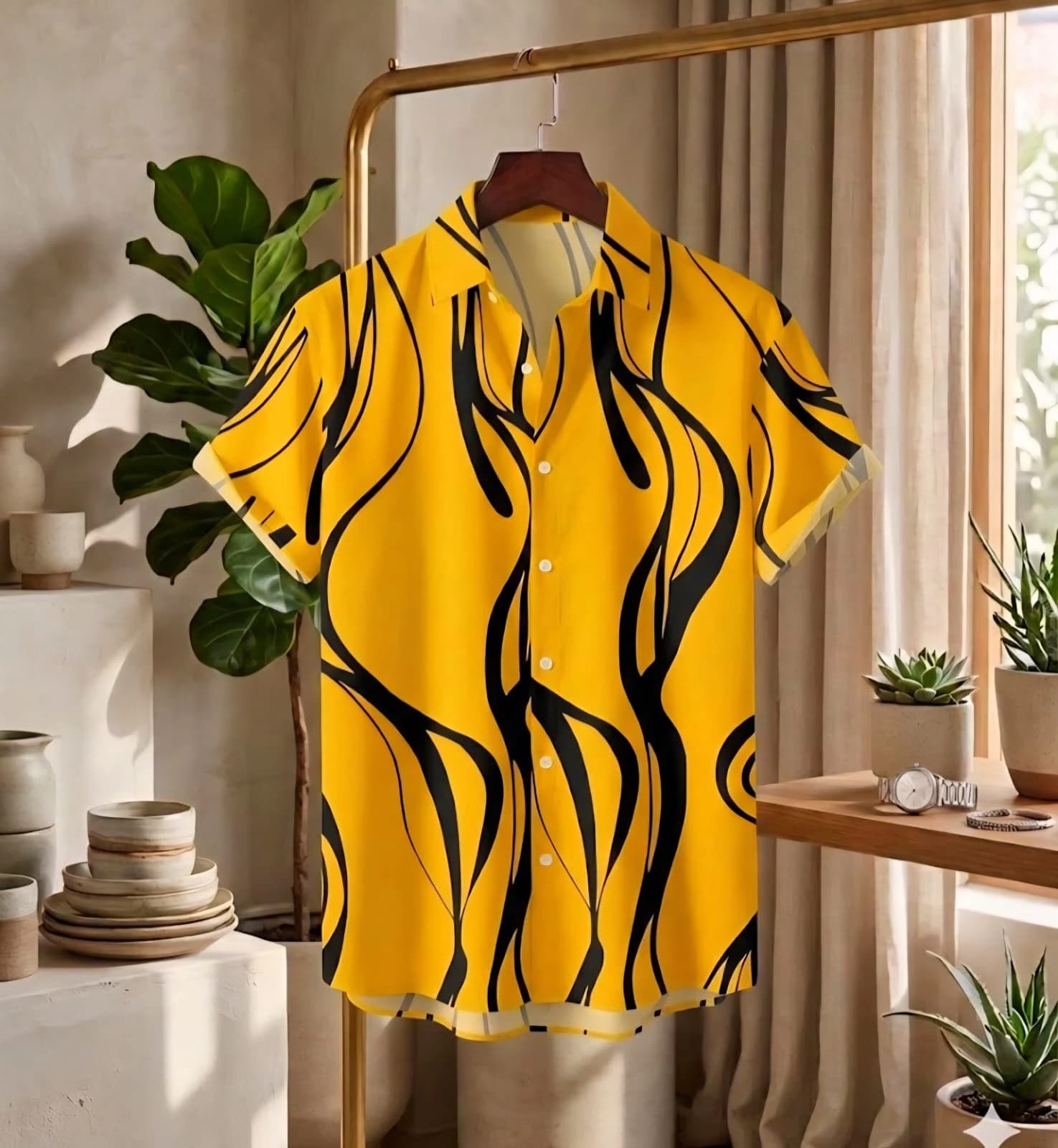 CHINA HALF SHIRT D2- 21-Y