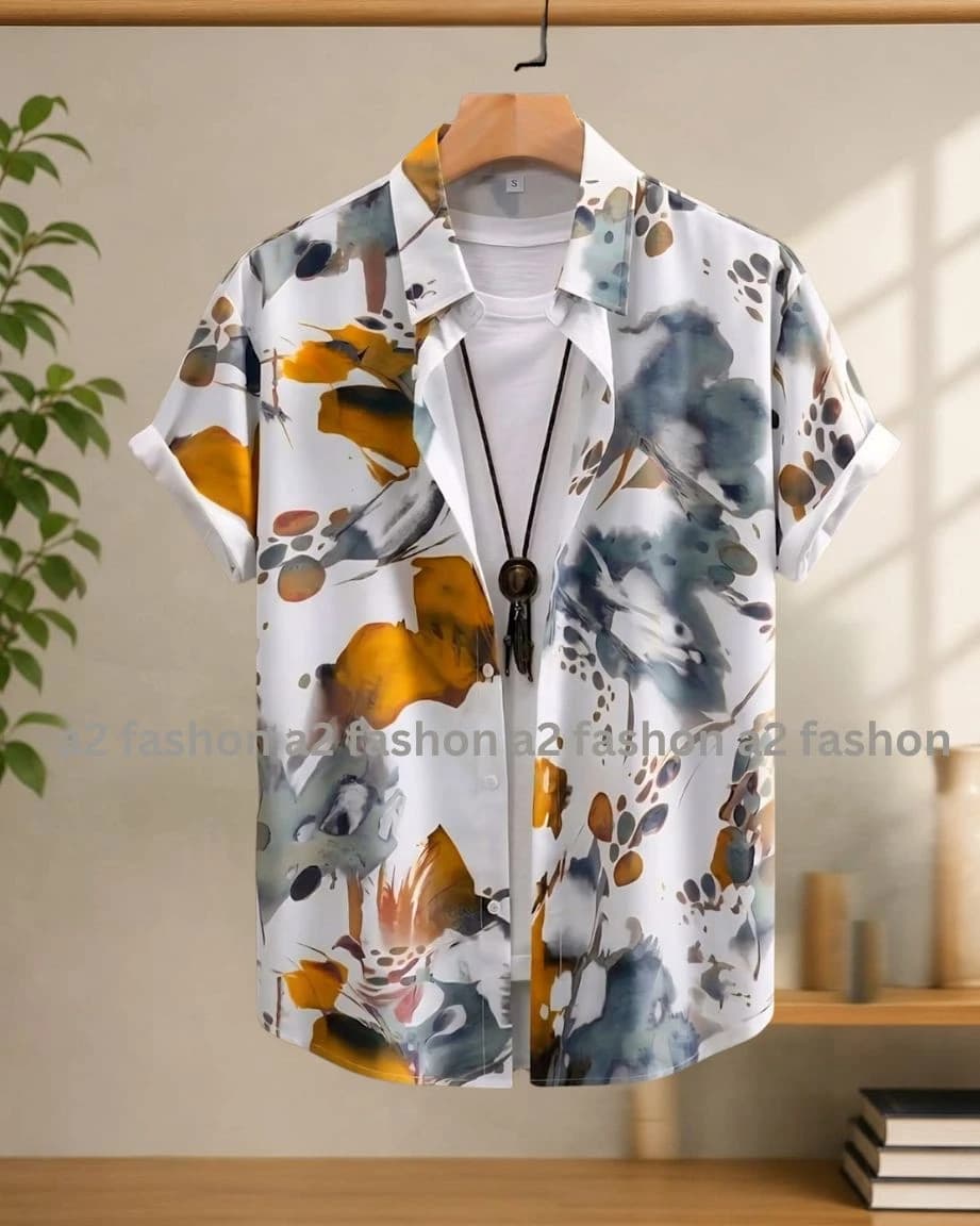 CHINA HALF SHIRT D3-23-W